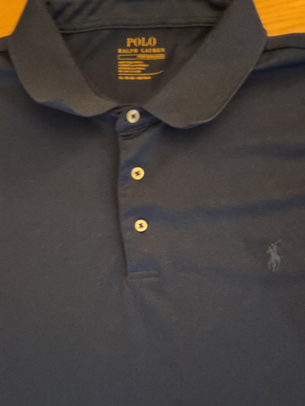 Polo Ralph Lauren Performance Polo Shirt Men’s XL Navy Blue Short Sleeve